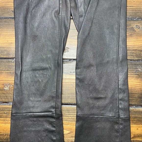 Helmut Lang Black Stretch Lambskin Leather Leggings / Skinny Pants - Picture 9 of 9